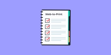 web-to-print checklist