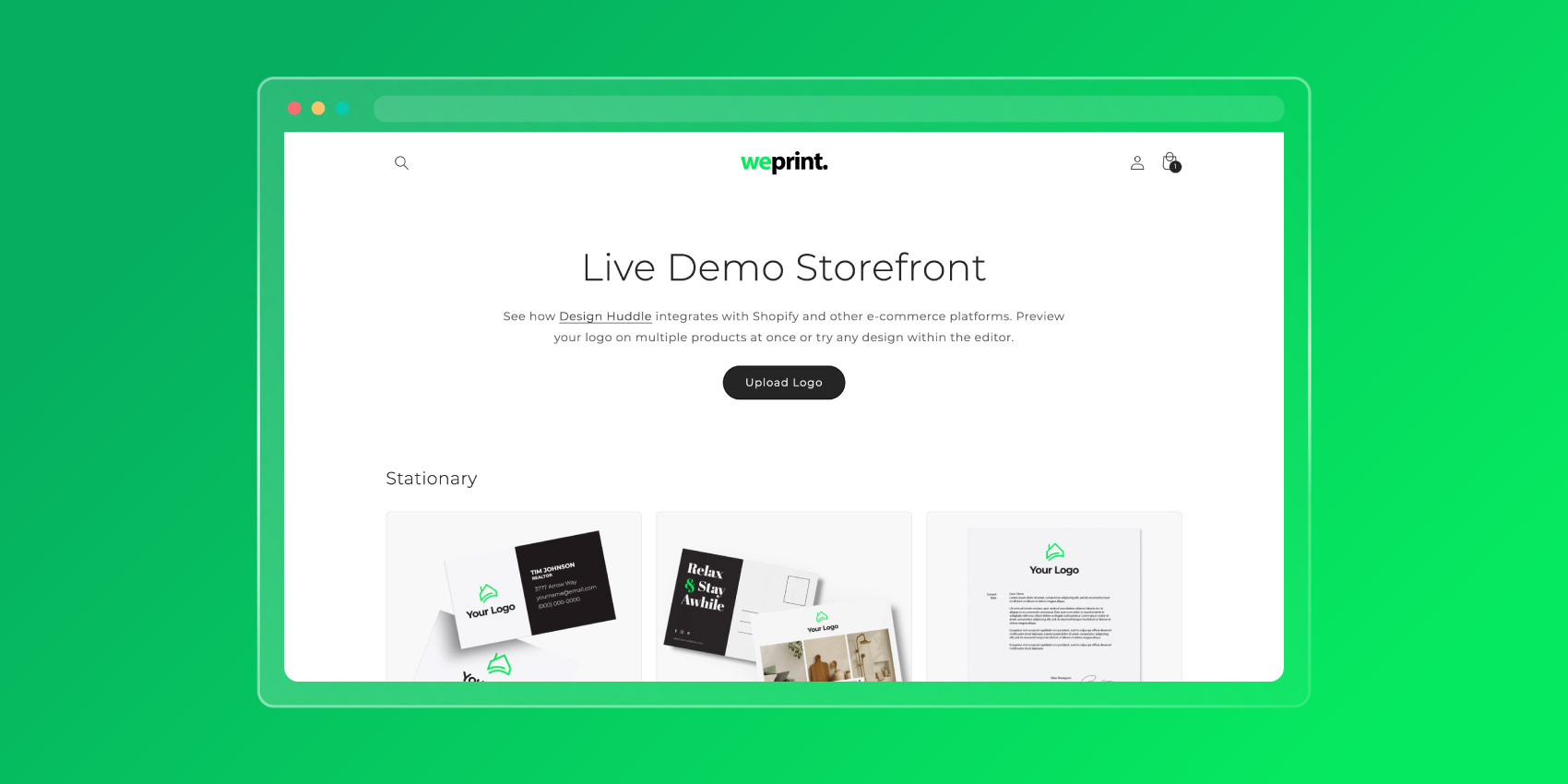 Interactive product mockups
