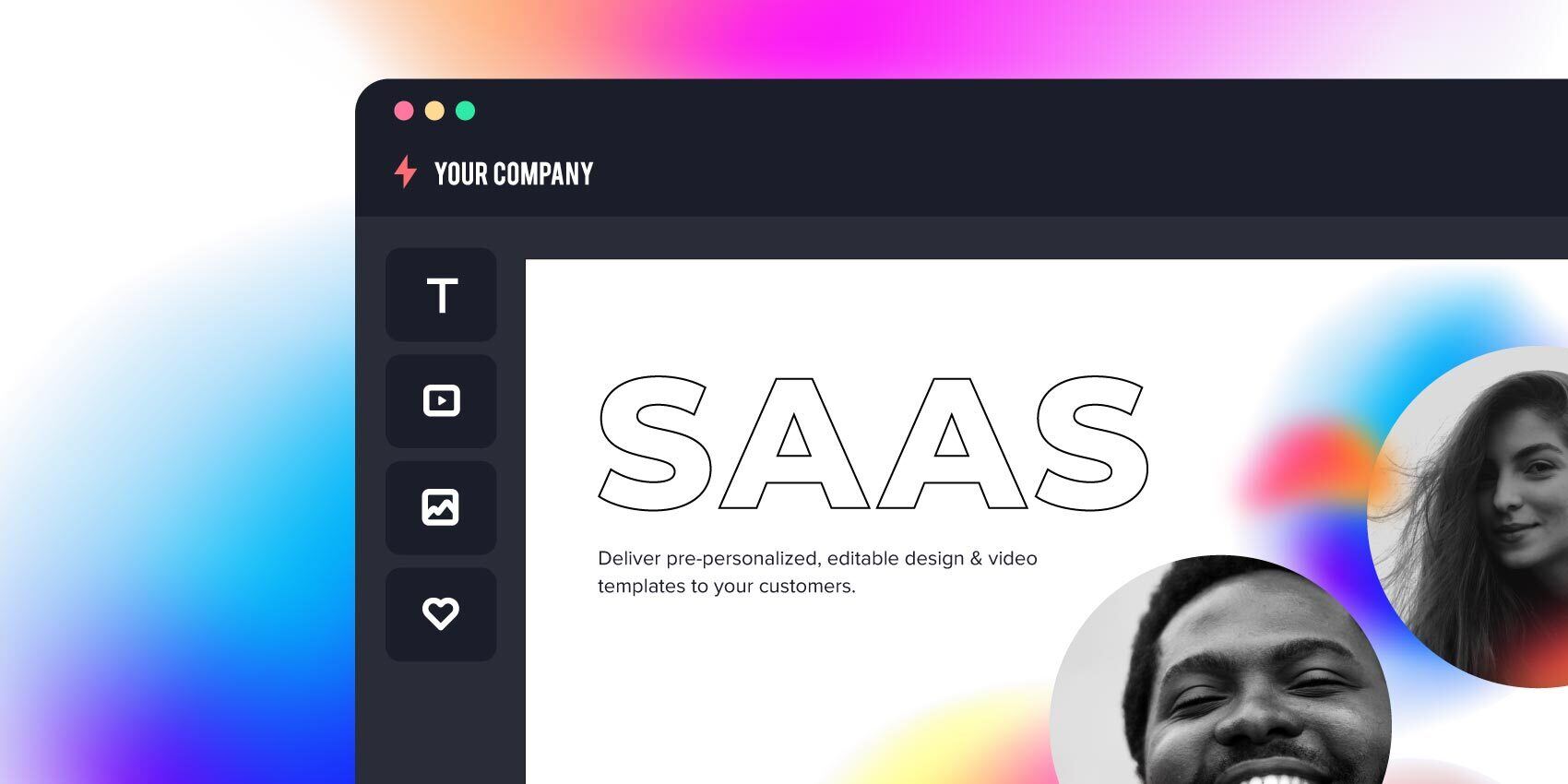 Saas media creation